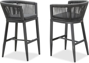 Outdoor Bar Stools Wicker Bar Height Stool Bar Chairs Aluminum Barstool for